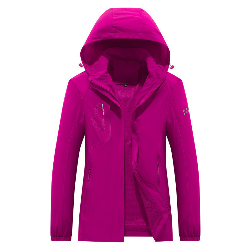 Autumn Women's Windproof Sports Jacket for Outdoors