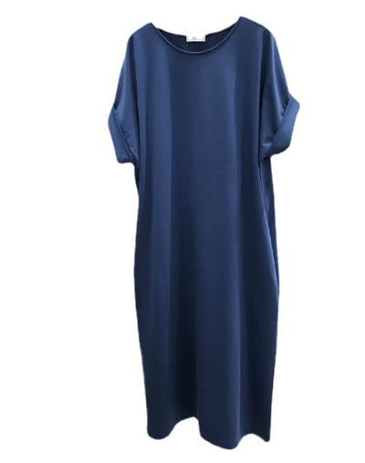 Plus Size Sparkly V-Neck Dress with Batwing Sleeves