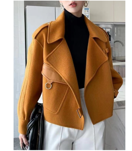 Western Style Versatile Small Woolen Coat