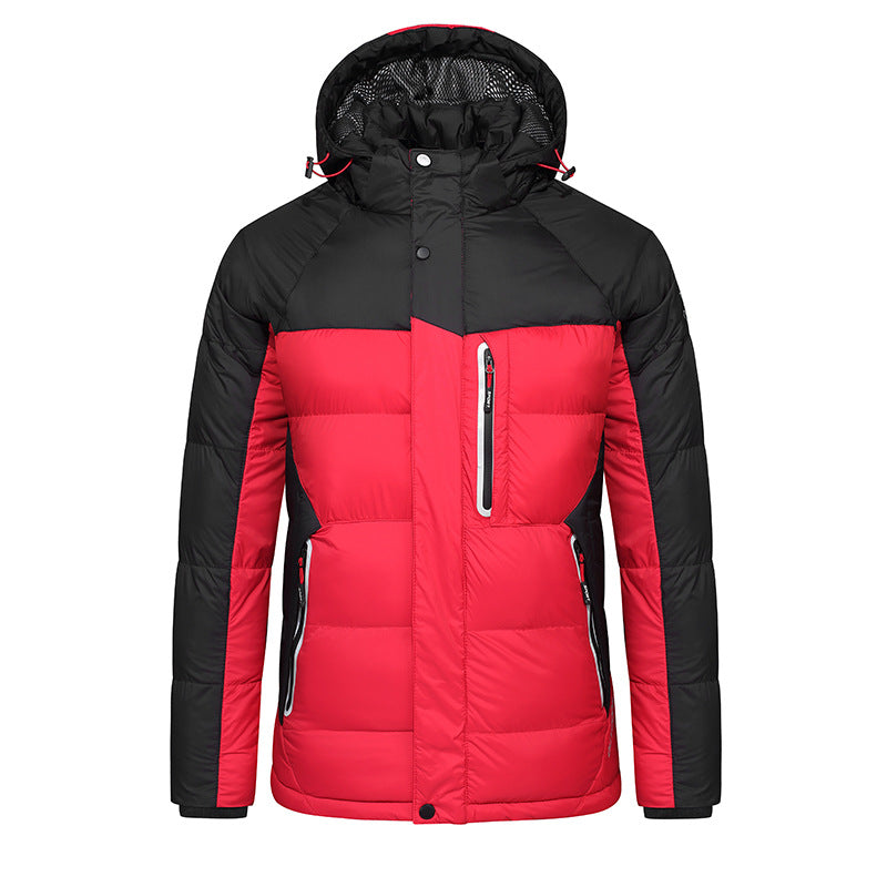 2019 Winter Outdoor Men's Thick Hooded Jacket