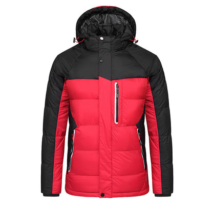 2019 Winter Outdoor Men's Thick Hooded Jacket